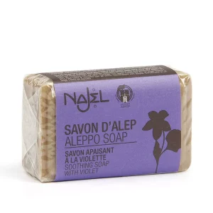Savon d'alep à la violette