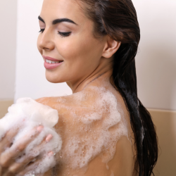 Fleur de douche avec Billes de Savon